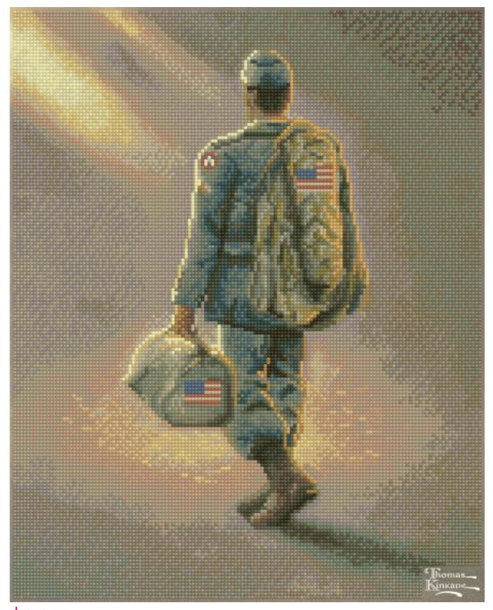 Diamond Dotz 21.7"x30.7" Thomas Kinkade Heading Home Diamond Art Kit
