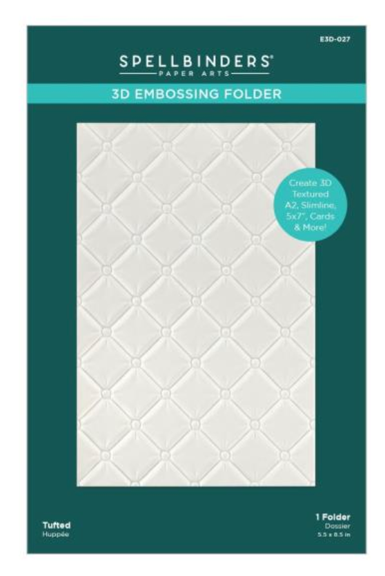 Spellbinders Tufted 3D Embossing Folder {W29}