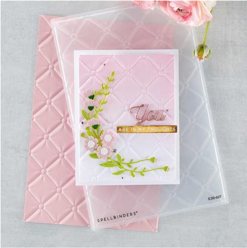Spellbinders Tufted 3D Embossing Folder {W29}