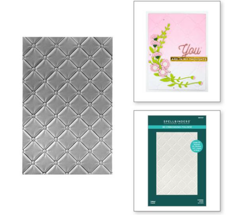 Spellbinders Tufted 3D Embossing Folder {W29}