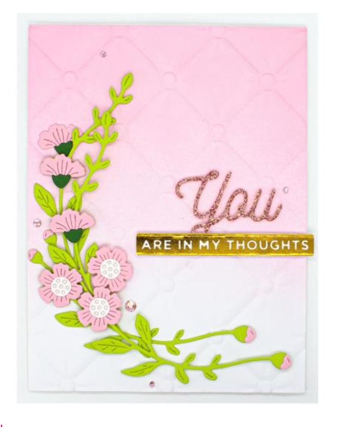 Spellbinders Tufted 3D Embossing Folder {W29}