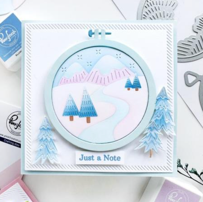 Pinkfresh Studio Embroidery Hoops Die Set {W146}
