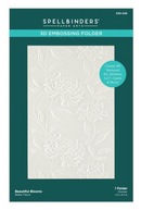 Spellbinders Beautiful Blooms 3D Embossing Folder {W28}