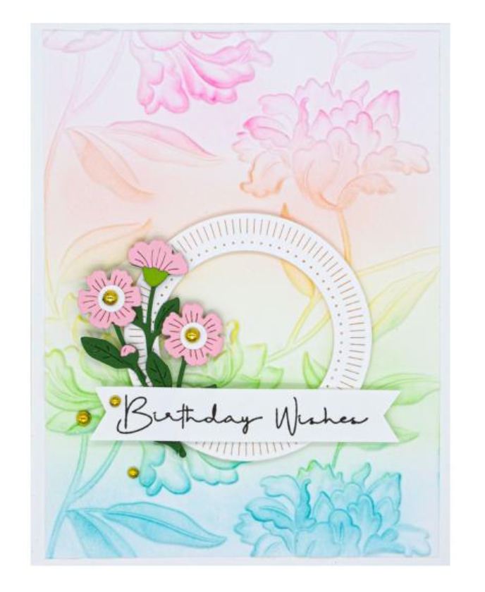 Spellbinders Beautiful Blooms 3D Embossing Folder {W28}