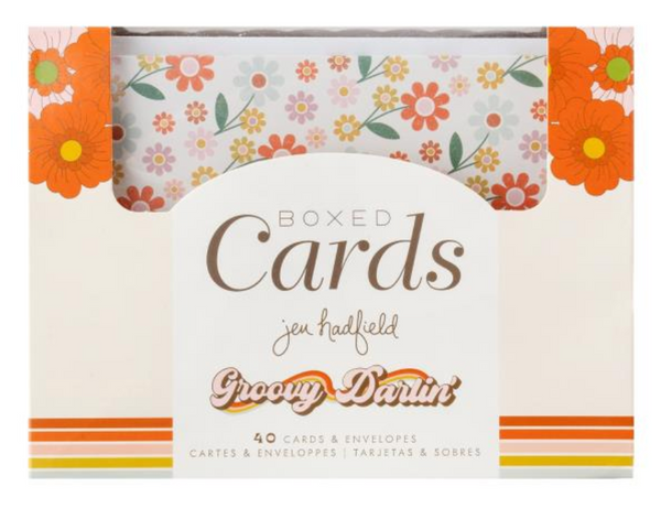 American Crafts Jen Hadfield Groovy Darlin A2 Cards & Envelopes {B705}