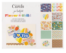 American Crafts Jen Hadfield Flower Child A2 Cards & Envelopes {B04}