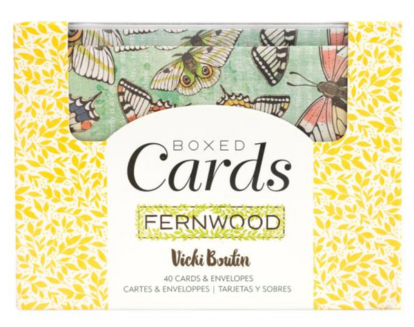 American Crafts Vicki Boutin Fernwood A2 Cards & Envelopes {B209}