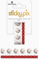 Paper House Productions Sticky Pix Baseball Washi Tape