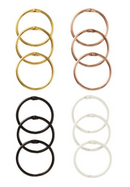 Spellbinders 1.5" Metal Book Rings {W54}