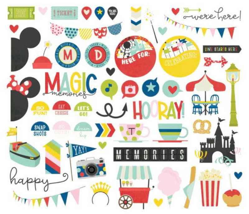 Simple Stories Say Cheese Magic Bits & Pieces {D150}