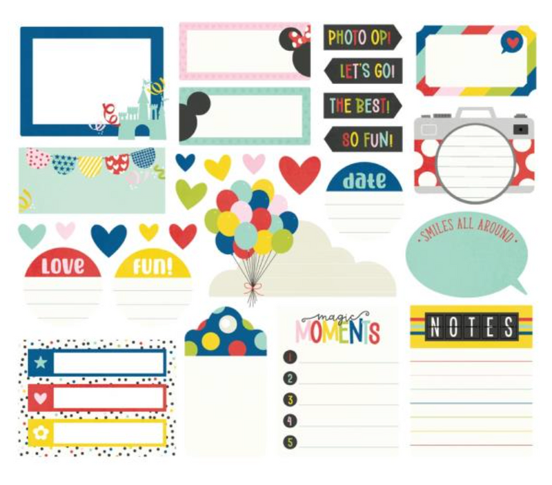 Simple Stories Say Cheese Magic Journal Bits & Pieces {D162}