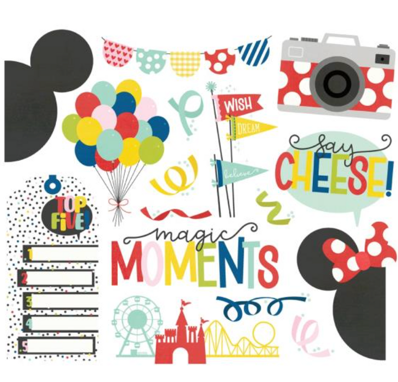 Simple Stories Say Cheese Magic Big Bits & Pieces {D145}