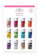 Doodlebug Design Rainbow Assorted Sequins {G199}