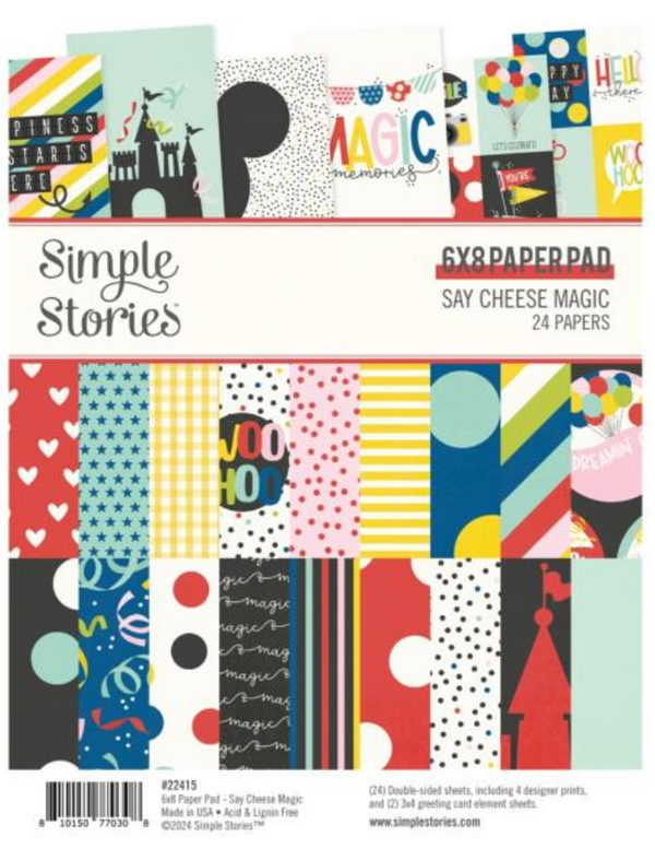 Simple Stories 6x8 Say Cheese Magic Paper Pad {C608}