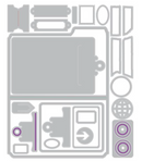 Sizzix Tim Holtz Vault Noteworthy Thinlits Dies {W73}