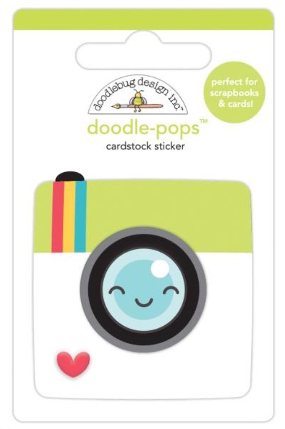 Doodlebug Design I Heart Travel Picture Perfect Doodle Pop 3D Stickers {G88}