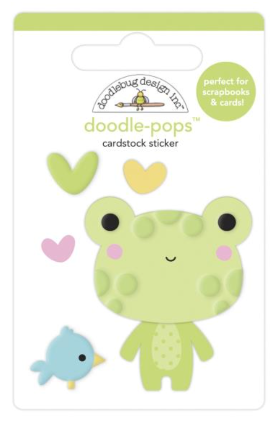 Doodlebug Design Bundle of Joy Hoppy Day Doodle Pop 3D Stickers