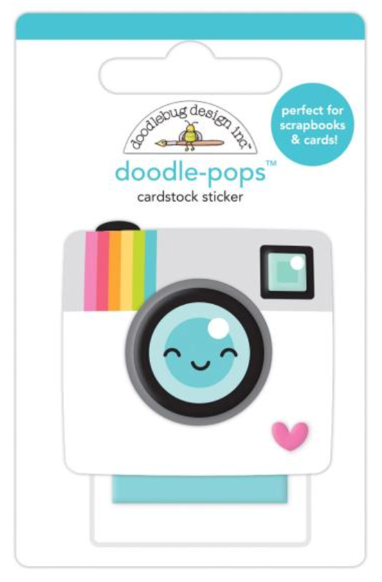 Doodlebug Design Oh Snap Doodle Pop 3D Stickers {G97}