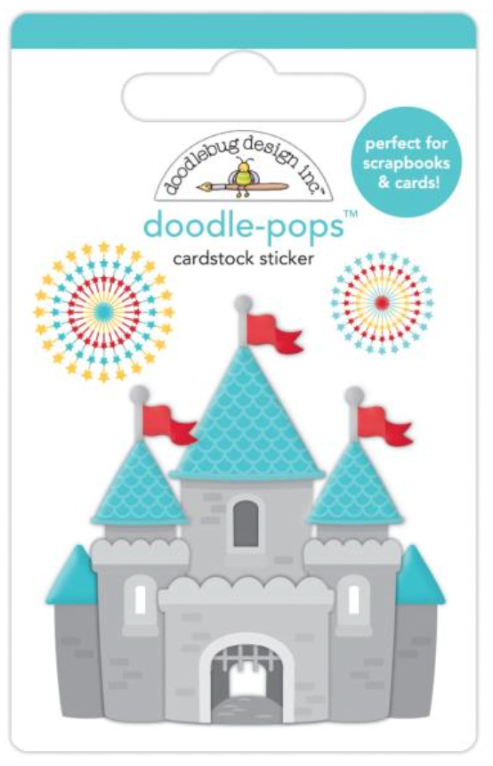 Doodlebug Design Adventure Awaits Doodle Pop 3D Stickers {G100}