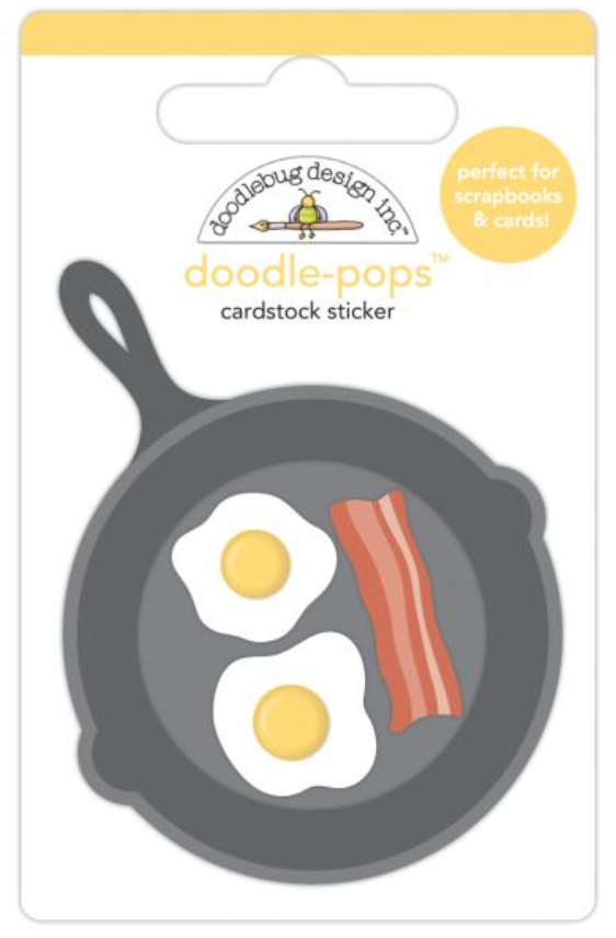 Doodlebug Design Come & Get It! Doodle Pop 3D Stickers {G104}