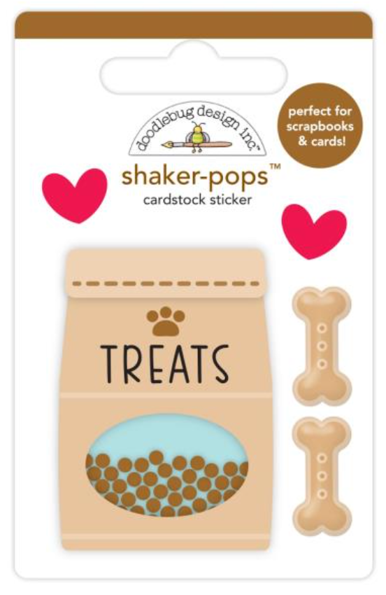 Doodlebug Design Doggie Treats Doodle Pop 3D Stickers {G108}
