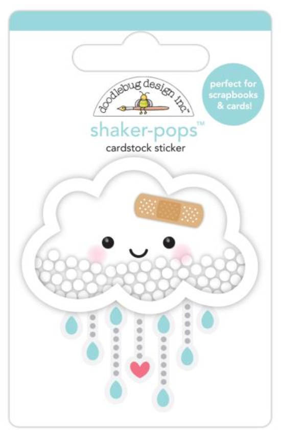 Doodlebug Design Under the Weather Shaker Pop 3D Stickers {G110}
