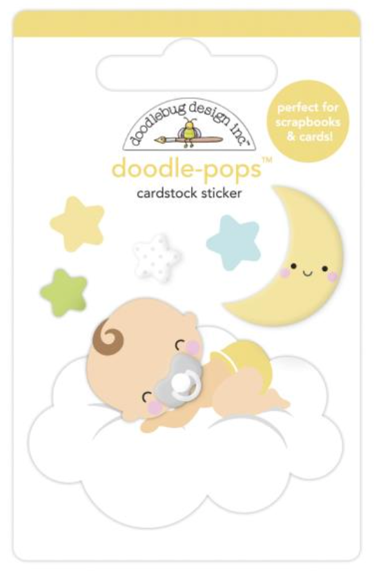 Doodlebug Design Bundle of Joy Cloud Nine Doodle Pop 3D Stickers {G05}