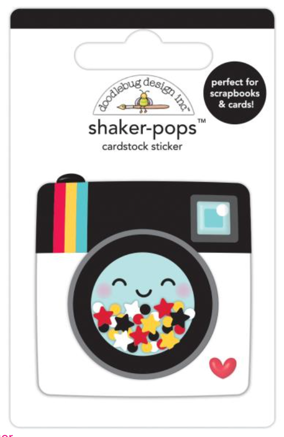 Doodlebug Design Magical Memories Shaker Pop 3D Stickers {G35}