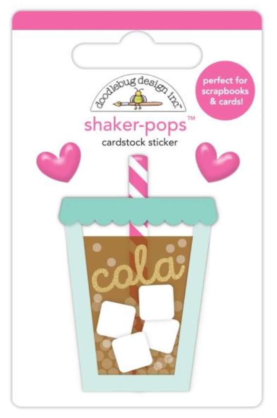 Doodlebug Design Hello Again Soda Sweet Doodle Pop 3D Stickers {G42}