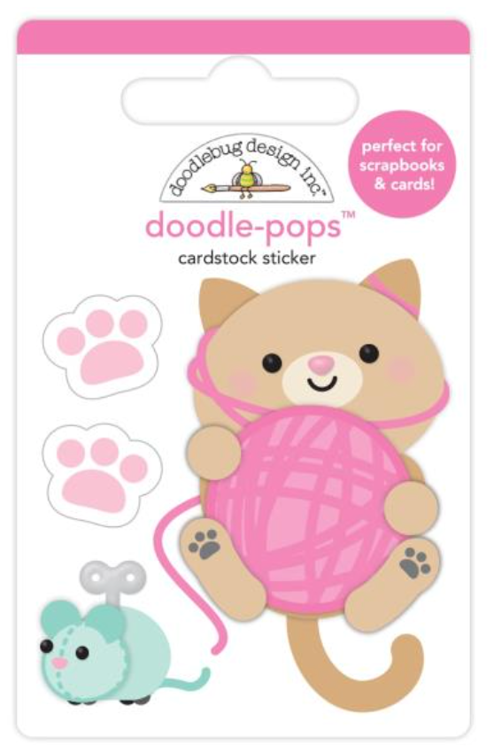 Doodlebug Design Play Time Doodle Pop 3D Stickers {G37}