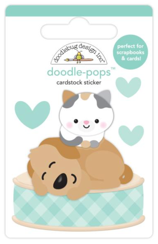 Doodlebug Design Best Friends Doodle Pop 3D Stickers {G57}