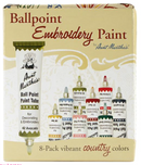 Aunt Martha's Country Colors Ballpoint Embroidery Paint Tubes {C609}