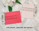 Pear Blossom Press Cardmaker's A-2 T-Square Ruler {X104}
