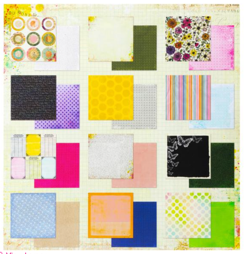 49 and Market 12x12 The Flower Emporium Paper Pad