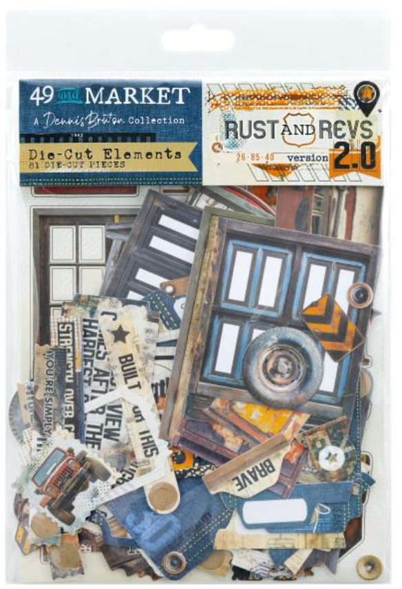 49 and Market Rust & Revs 2.0 Die Cut Elements
