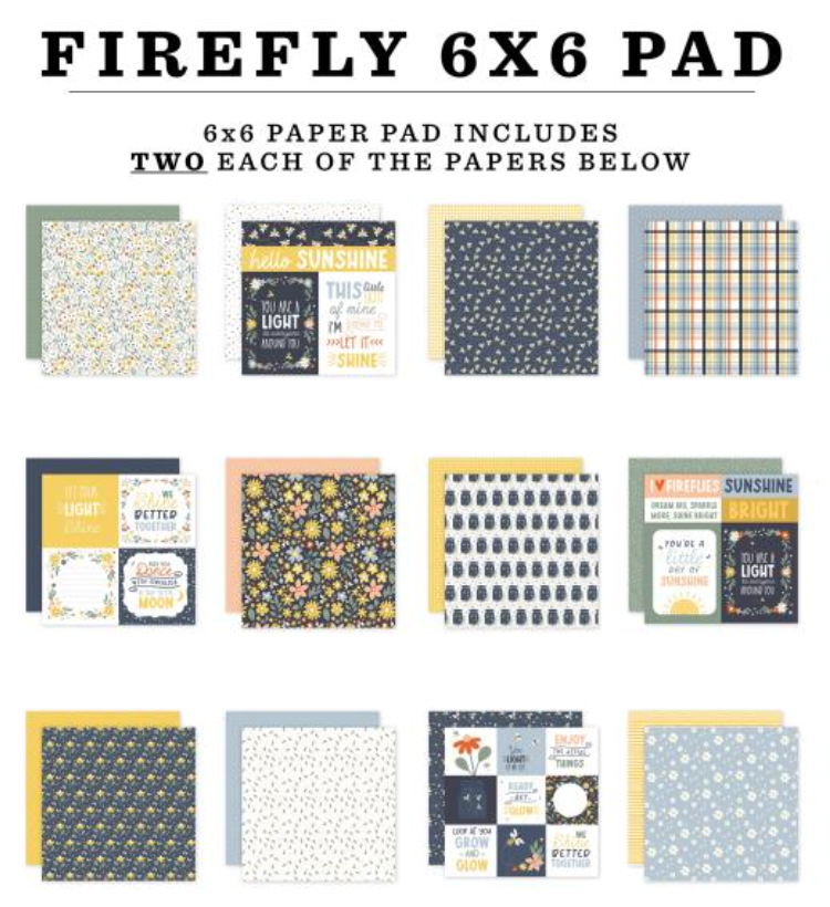 Carta Bella 6x6 Firefly Paper Pad {B115}