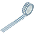 Echo Park Blue Gingham Washi Tape {D140}