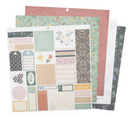 DCWV 12x12 Emerald Flora Cardstock Stack {B706}