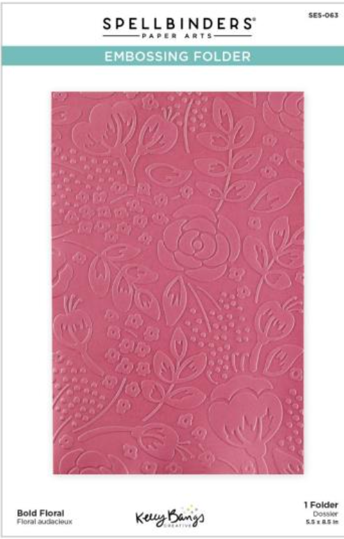 Spellbinders Bold Floral 3D Embossing Folder {W24}