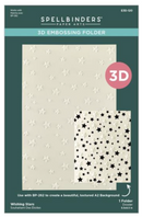 Spellbinders Wishing Stars 3D Embossing Folder {W57}