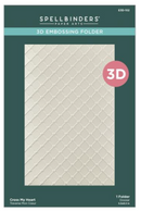 Spellbinders Cross My Heart 3D Embossing Folder {W43}