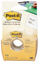 Post-It 1" White Labeling & Cover Up Tape {W18}