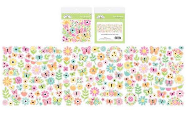 Doodlebug Design Butterfly Kisses Bits & Pieces Ephemera {D166}