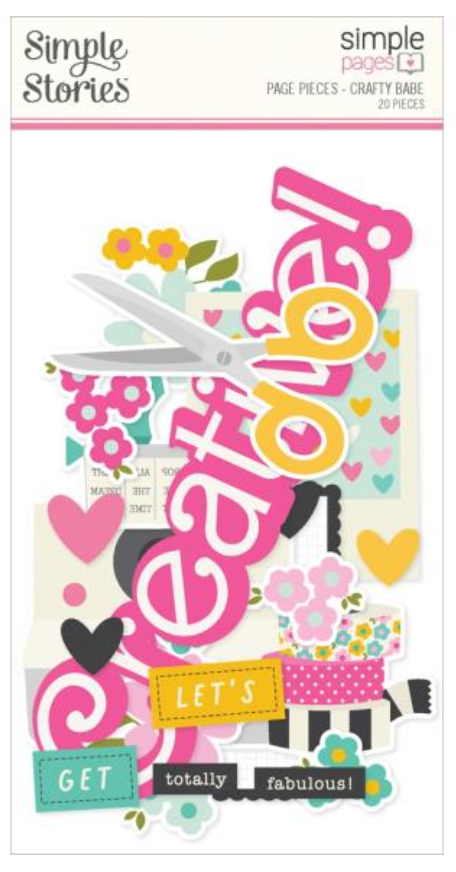 Simple Stories Crafty Babe Page Pieces {B407}
