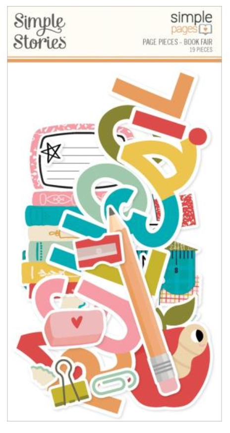 Simple Stories Book Fair Page Pieces {B201}