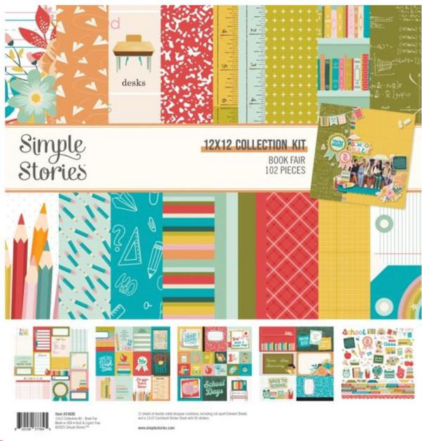 Simple Stories 12x12 Book Fair Collection Kit {B305}