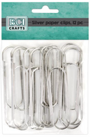 BCi Crafts Silver Jumbo Paper Clips {D132}