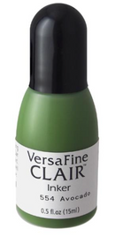 Tsukineko Versafine Avocado Ink Refill (E102)