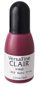 Tsukineko Versafine Baby Pink Ink Refill (E111)