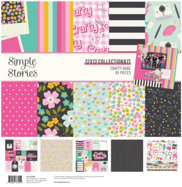 Simple Stories 12x12 Crafty Babe Collection Kit {B103}